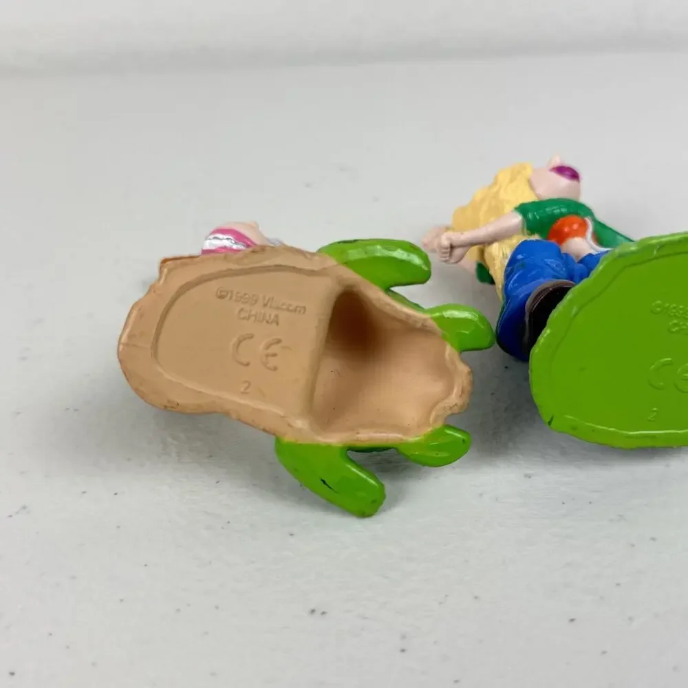 Wild Thornberrys Eliza Turtle & Debbie Vintage 1999 Viacom Figures Nickelodeon